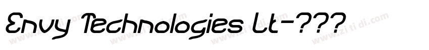 Envy Technologies Lt字体转换